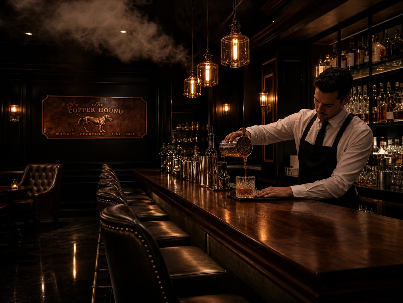 Cozy Bar Seating