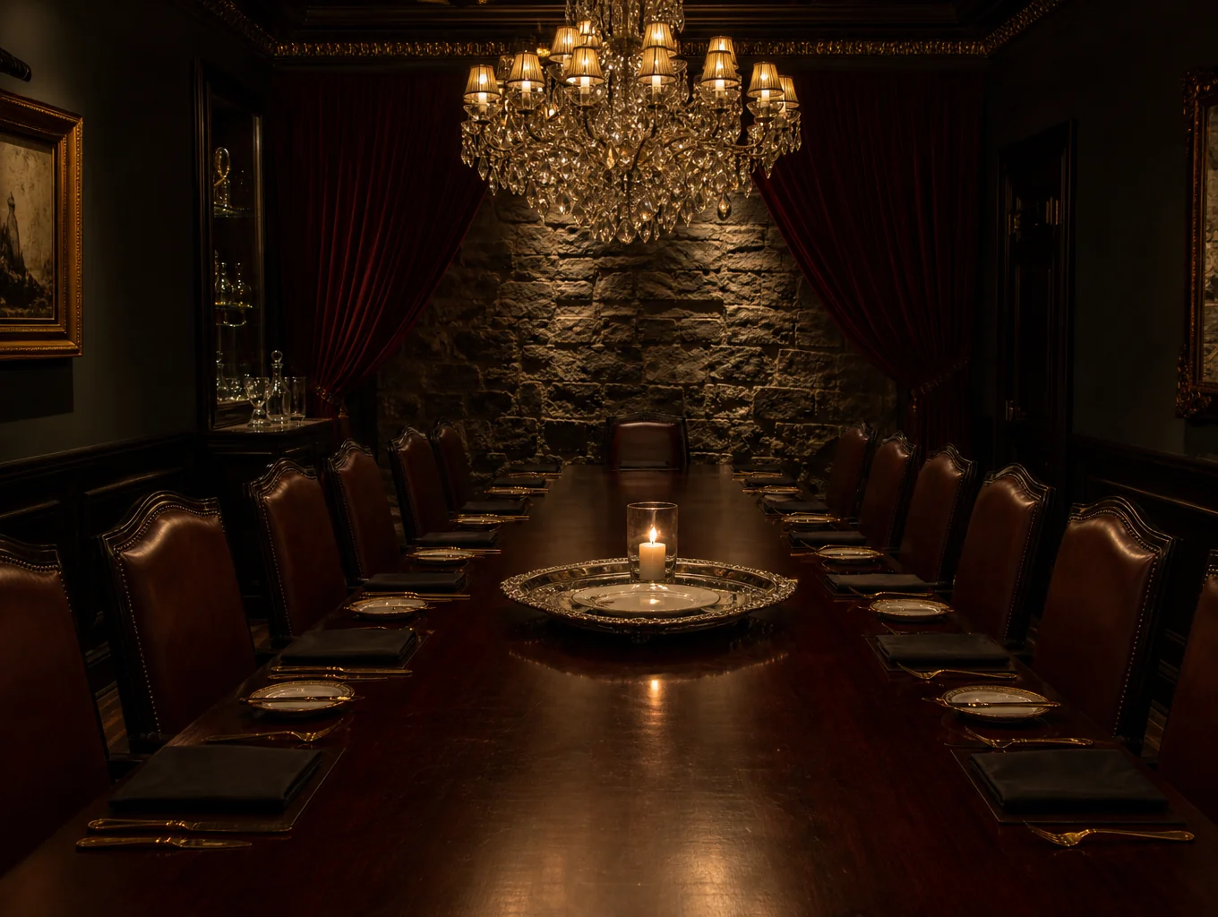 Candlelit Dining Room