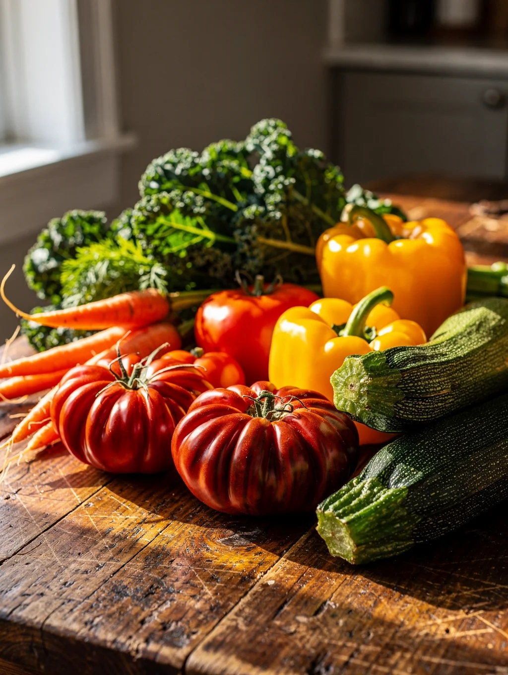 Fresh seasonal ingredients sourced from local Italian farms